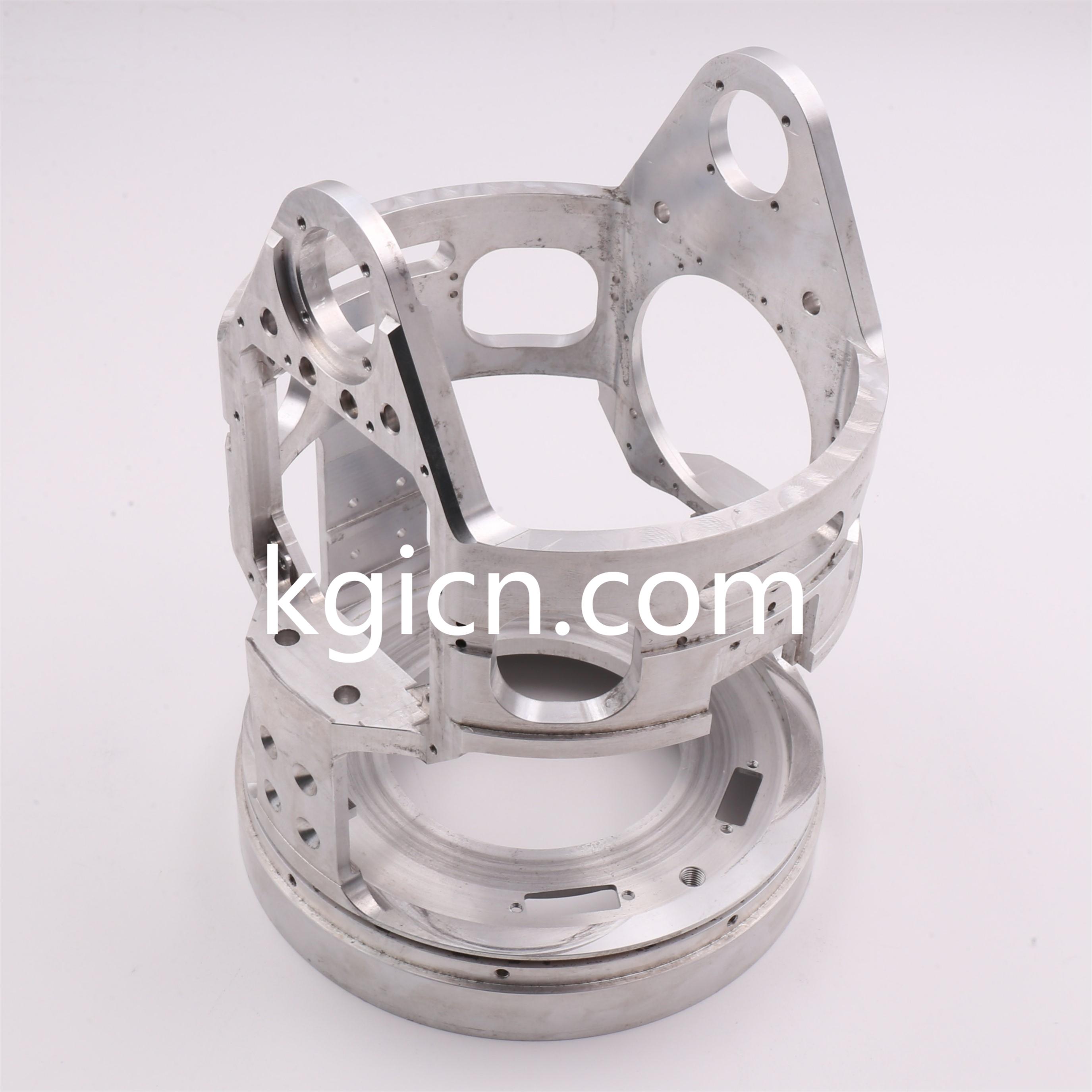 Industrial anodized metal milling CNC machining aluminum alloy flanges