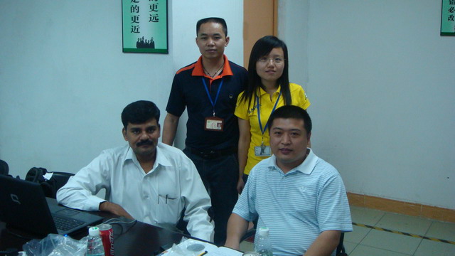 Indian customer visited our company