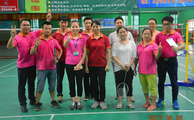 Badminton competition on 26th，JUN