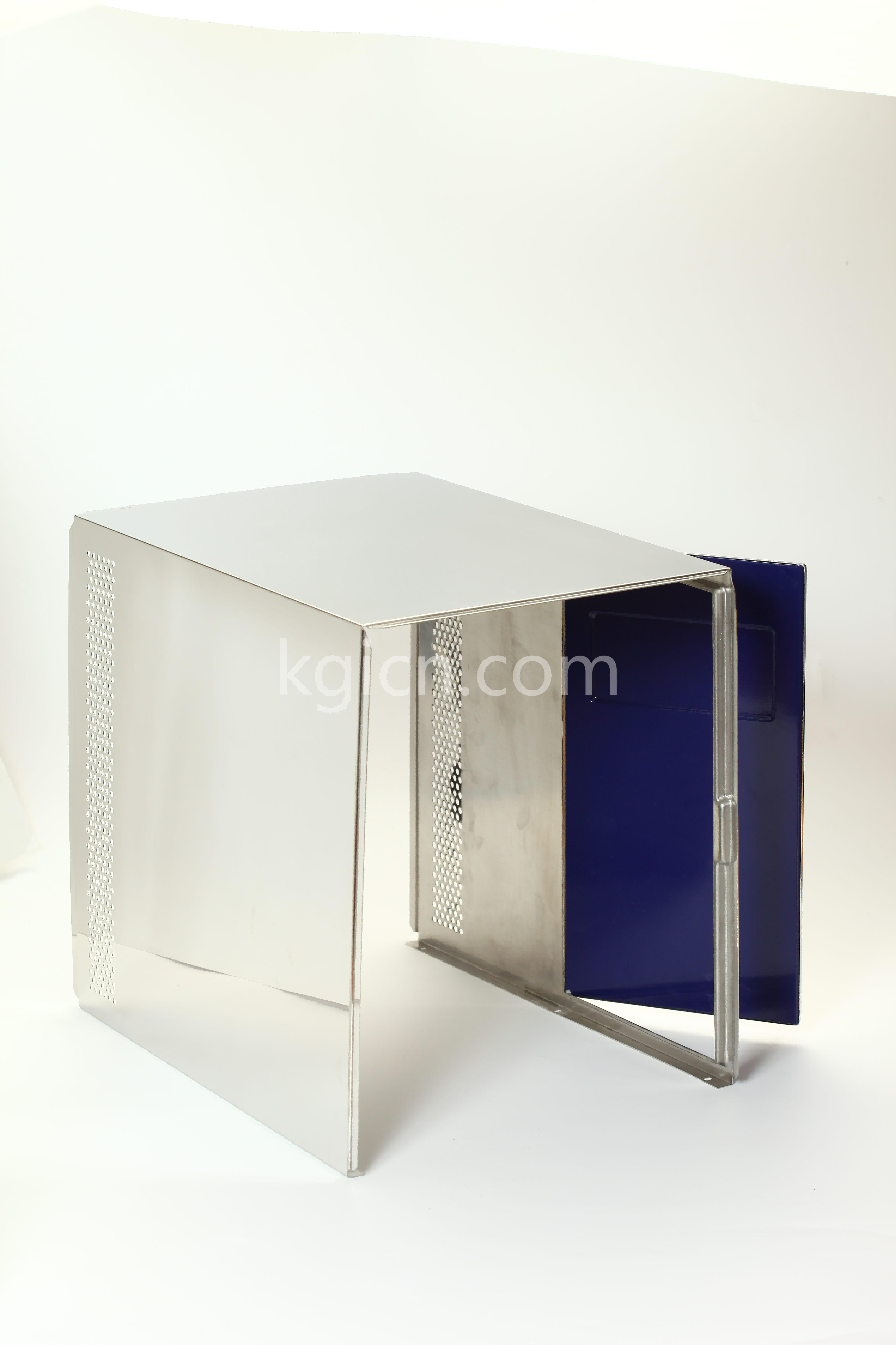 Stainless steel cabinet side panel