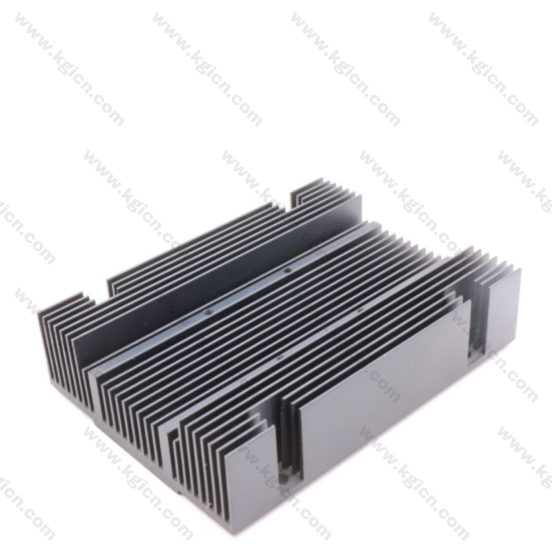 Aluminum extruded Heat Sink with fan mounting for EA controller