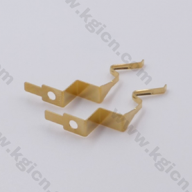 High quality sheet metal contact with selective gold plated 