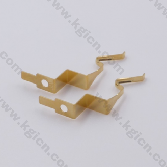 High quality sheet metal contact with selective gold plated