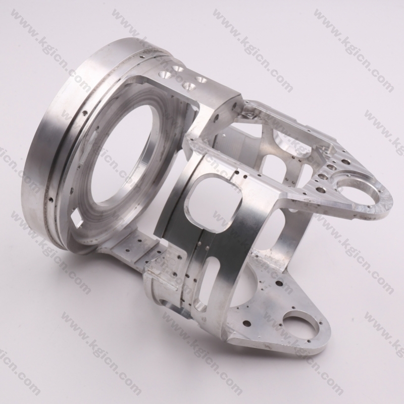 Industrial anodized metal milling CNC machining aluminum alloy flanges