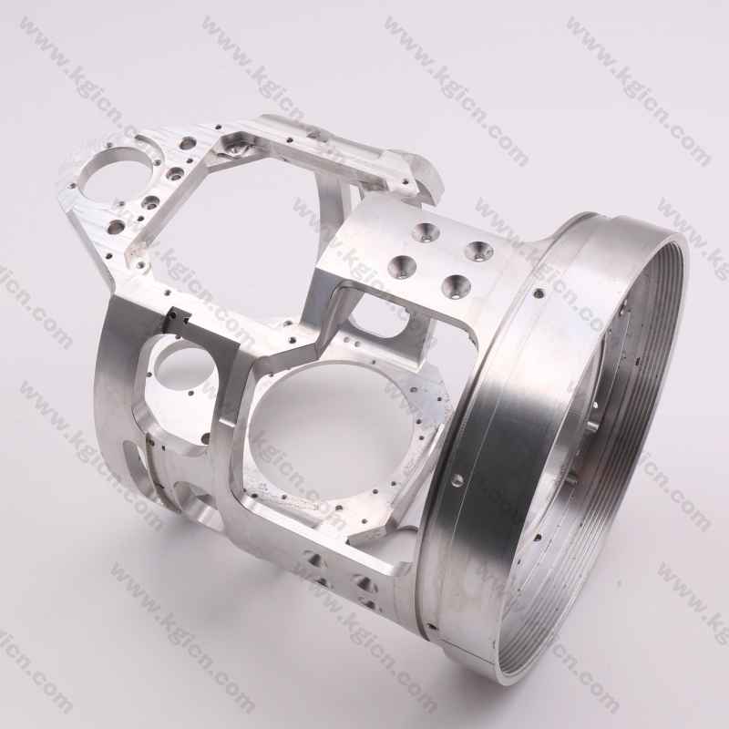 Industrial anodized metal milling CNC machining aluminum alloy flanges