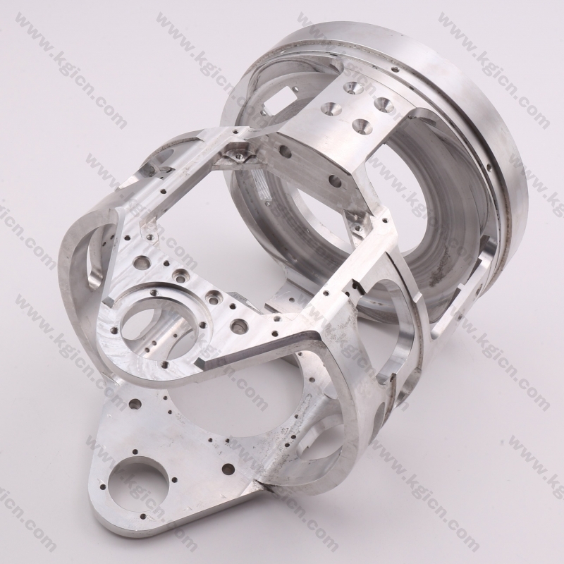 Industrial anodized metal milling CNC machining aluminum alloy flanges