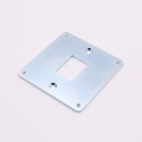 OEM Steel with White-Blue Plated Metal Stamping Plate