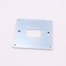 OEM Steel with White-Blue Plated Metal Stamping Plate