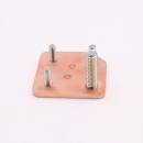 OEM high quality copper part with stand-off