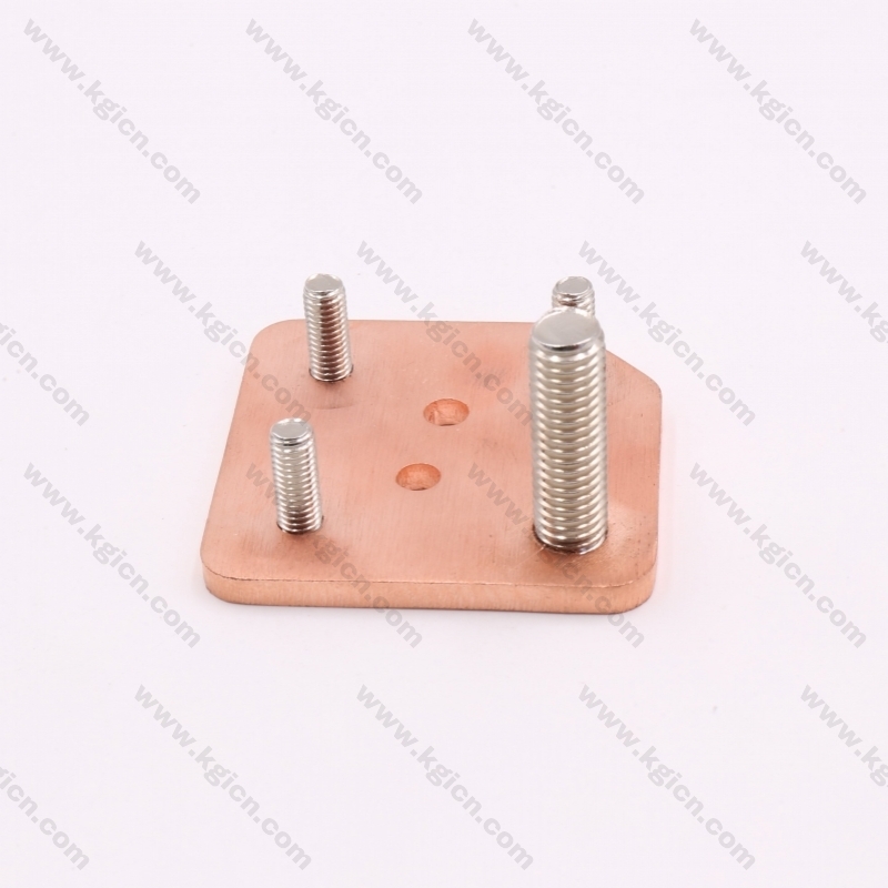 OEM high quality copper part with stand-off