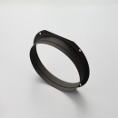 OEM oval iron powder coating black parts