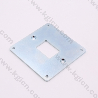 OEM Steel with White-Blue Plated Metal Stamping Plate