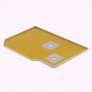 PCB shield cover with insulation paint