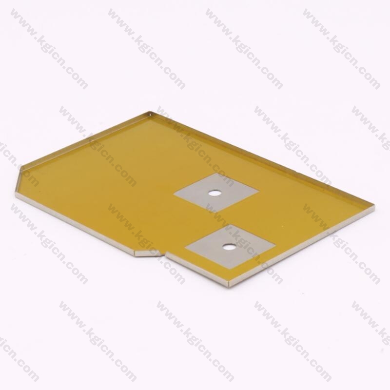 PCB shield cover with insulation paint