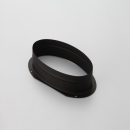 OEM oval iron powder coating black parts