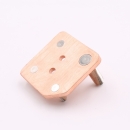 OEM high quality copper part with stand-off