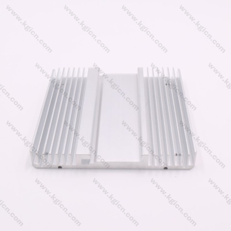 Aluminum heatsink radiator in aluminum extrusion