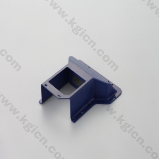 OEM deep drawing iron spray blue part