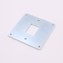 OEM Steel with White-Blue Plated Metal Stamping Plate