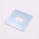 OEM Steel with White-Blue Plated Metal Stamping Plate