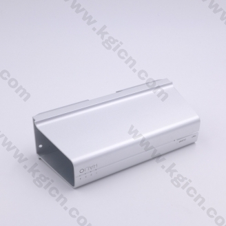 OEM aluminum extruded housing, anodized with sand blasting finish