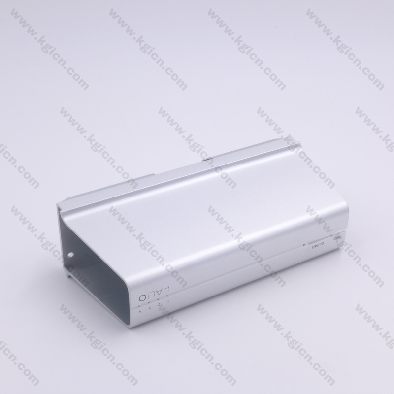 OEM aluminum extruded housing, anodized with sand blasting finish