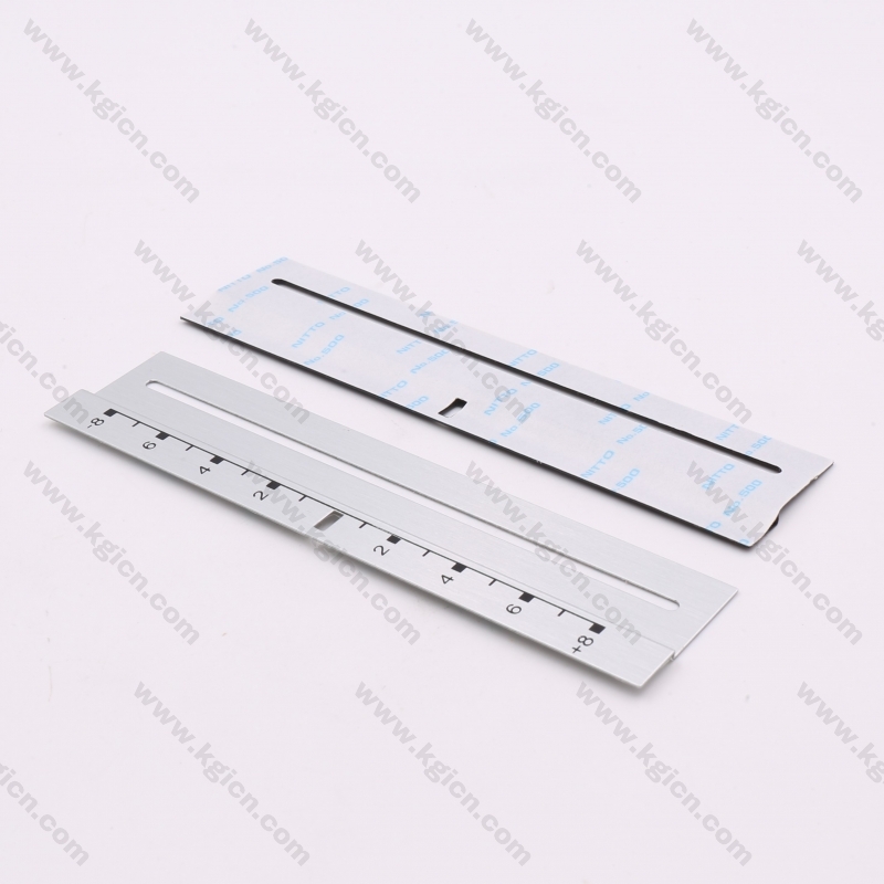 aluminum plate with anodized finish