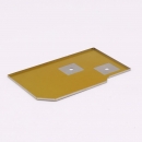 PCB shield cover with insulation paint