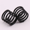 Black powder coated Torsion springs