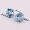 White-blue plated Torsion springs