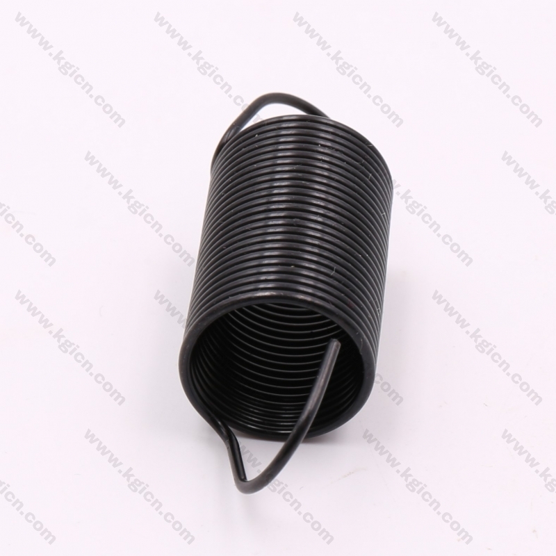 Black Powder coated Tension Springs