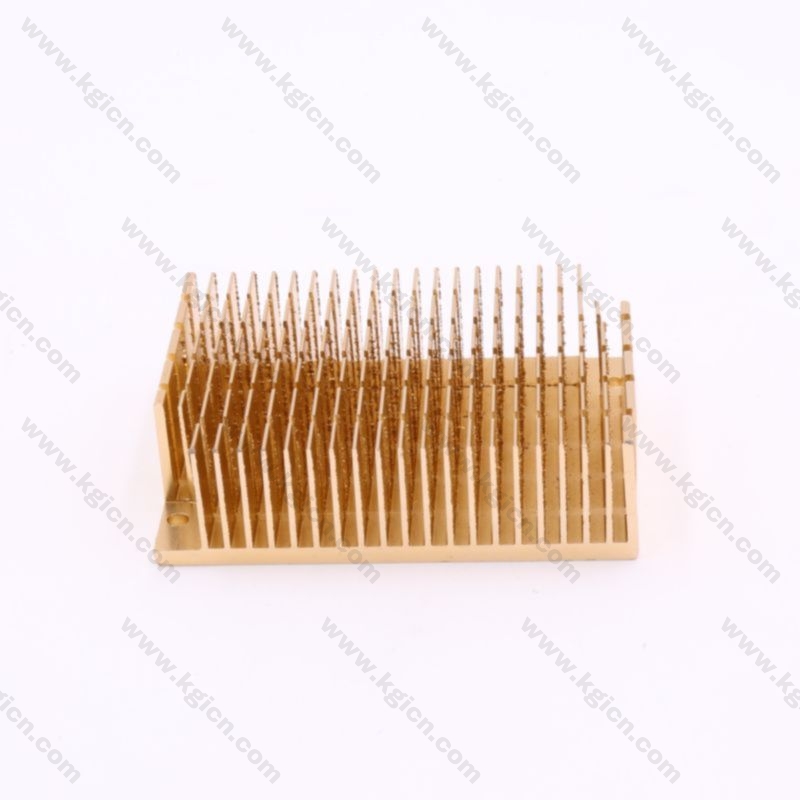 Slotted extrusion Breaking slot copper heat sink for led profile