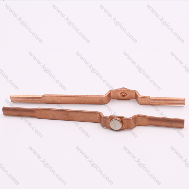 High quality copper terminal support with silver contact