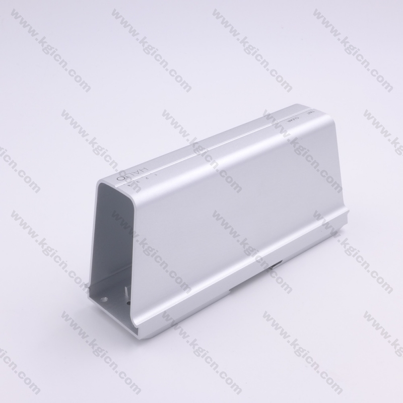 OEM aluminum extruded housing, anodized with sand blasting finish