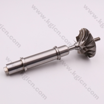 Stainless steel CNC machined gear with passivation