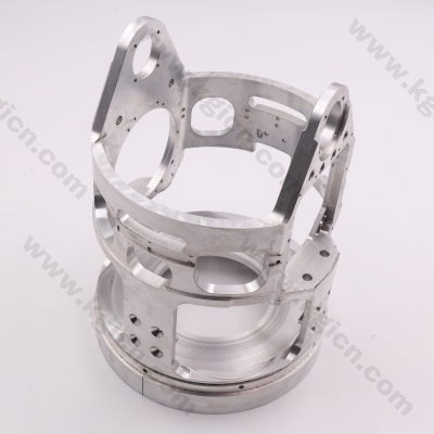 Industrial anodized metal milling CNC machining aluminum alloy flanges