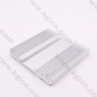 Aluminum heatsink radiator in aluminum extrusion