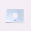 OEM Steel with White-Blue Plated Metal Stamping Plate