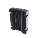 Aluminum extruded Heat Sink with fan mounting for EA controller