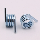 White-blue plated Torsion springs